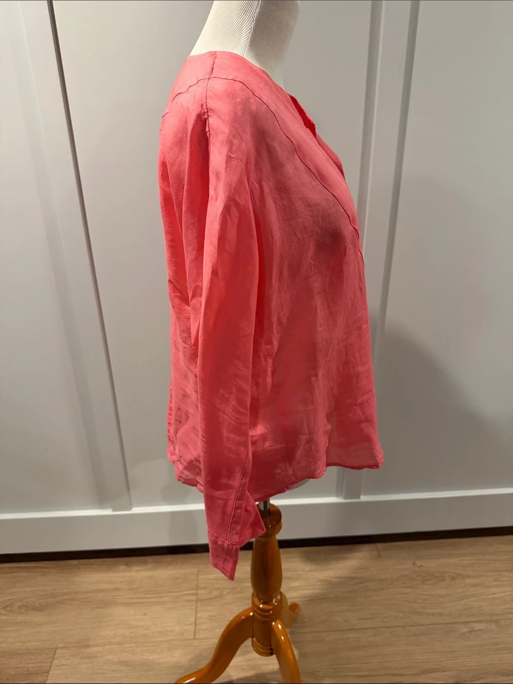 J. Crew  Coral Pink pullover Shirt